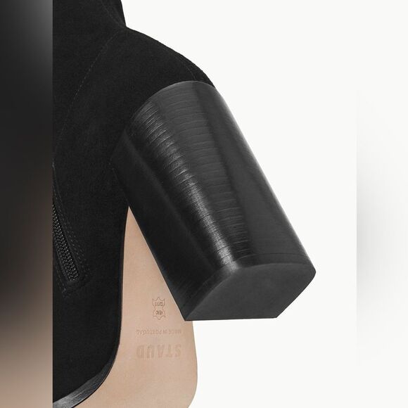 NEW STAUD PAZ Over Knee Boot in black suede - Picture 6 of 9